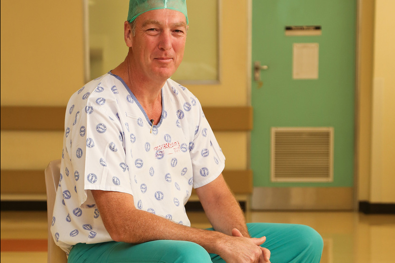 Between a busy clinical and teaching calendar, Professor Robert Dunn runs the Division of Orthopaedic Surgery, where he has revolutionised surgical training. 