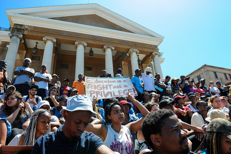 Student protests on campus disrupted the academic programme, forcing a move to blended learning as a strategy to complete the year. <b>Photo</b> supplied.