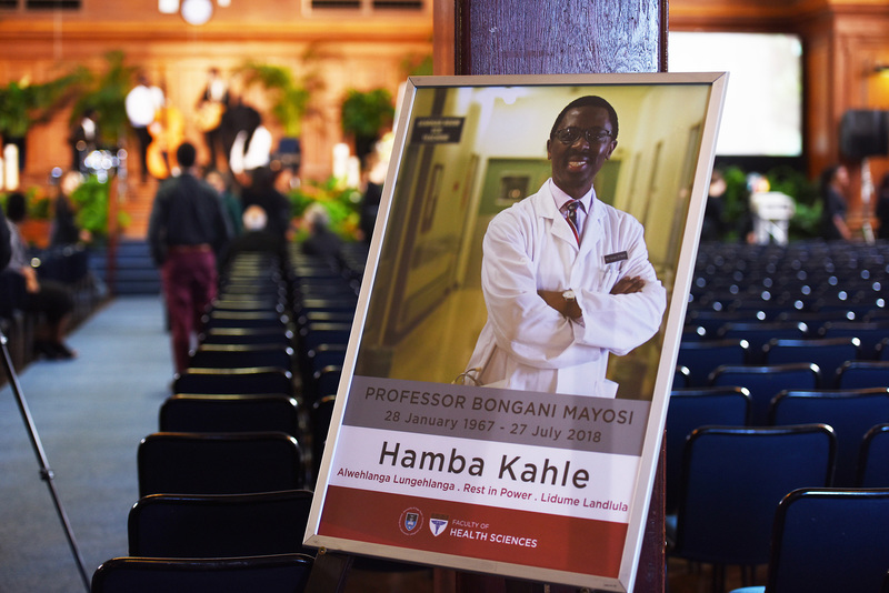 Professor Bongani Mayosi will be remembered for his work and influence across UCT, South Africa and the world; his love for his family and students; and his generosity of spirit. <b>Photo</b> Robyn Walker.