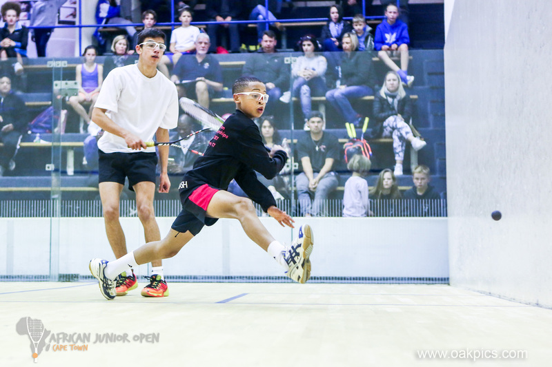 Competitors battle it out during the second All Africa Junior squash tournament hosted by UCT’s Squash Club.