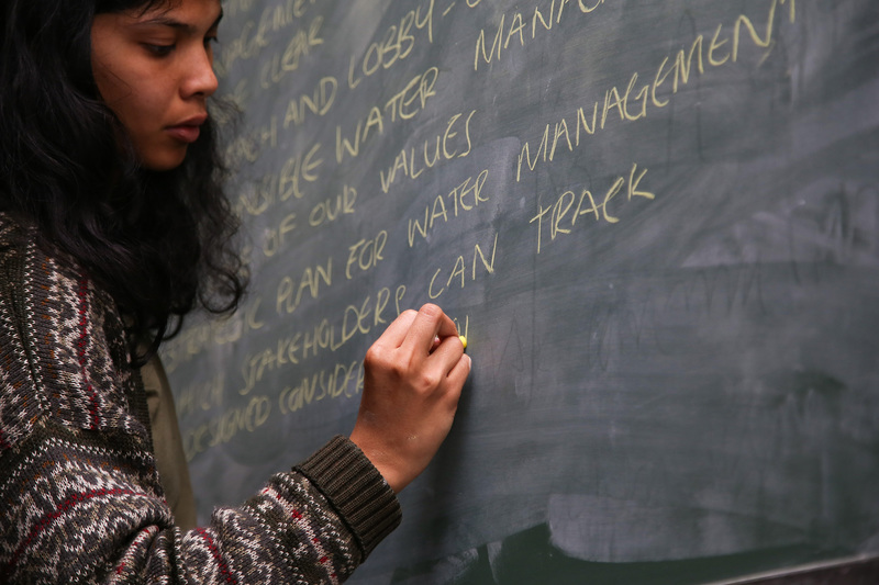 Fatima Mohamed of the Green Campus Initiative said UCT needed a strategic plan for water saving, then should enlist all possible resources to make it work.