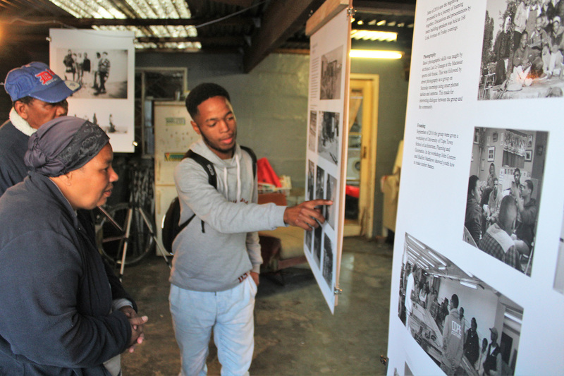 Inside the home of Macassar residents Thomas and Enith Adonis, which was converted into a temporary gallery.