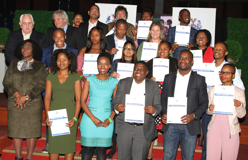 Academic staff members from the University of Zululand’s Department of Accounting, in the Faculty of Commerce, Administration and Law, at the formal celebration of the accreditation of the university’s BCom (Accounting Science) programme in August 2018.