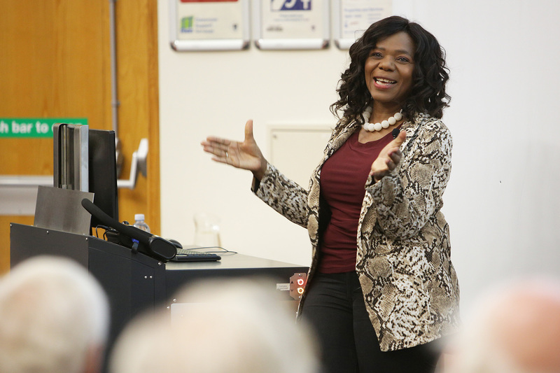 Professor Thuli Madonsela discusses ethical governance and constitutionalism during a packed Summer School lecture.