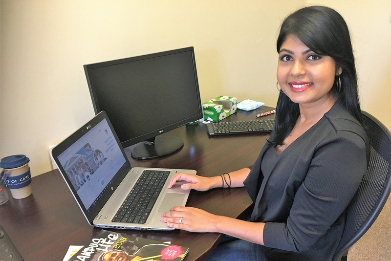 UCT has climbed 11 places in the World 100 Reputation Network’s Twitter Engagement rankings, thanks to the dedicated work of its social media team, headed by Manisha Govender.