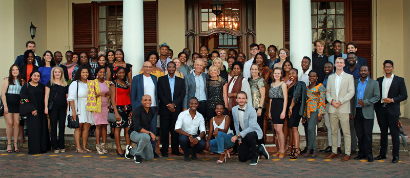 Scholars, alumni and management of the Klaus-Jürgen Bathe (KJB) Leadership Programme at the induction dinner on Friday, 22 February.