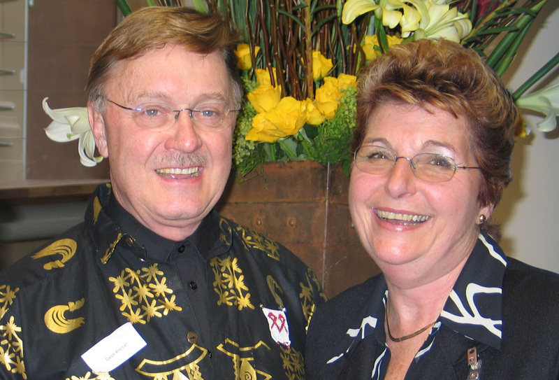 The late Prof Deon Knobel with Sister Elizabeth Fielder, who co-founded the Desmond Tutu HIV Foundation Clinical Trials Unit, in this file photograph from 2014.