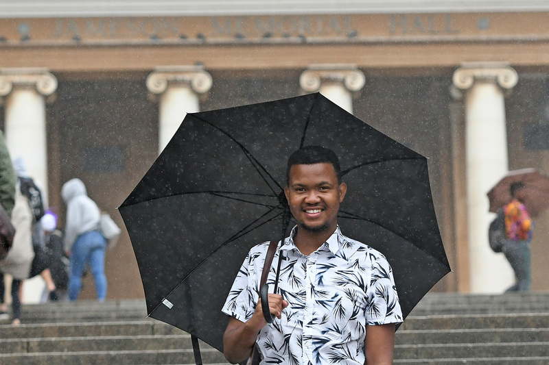 Ntebogang Segone says his graduation belongs to his mother.