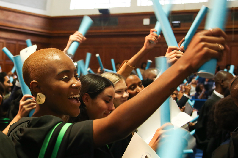 Friends and family came from near and far to see their loved ones graduate, commenting that it was heartening to see the increased number of women EBE graduates.