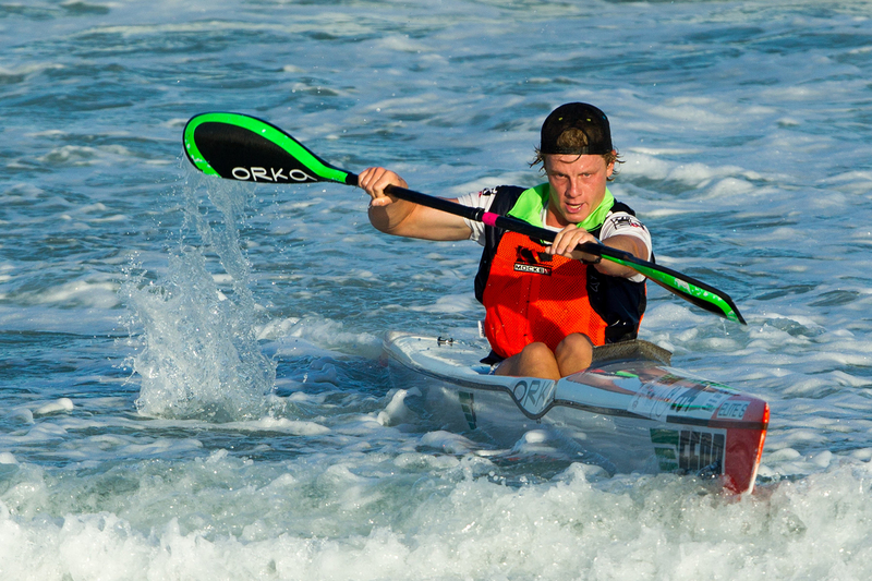 UCT’s Mark Keeling in action. He will represent South Africa at the 2019 International Canoe Federation (ICF) Canoe Ocean Racing World Championships in France in September. 