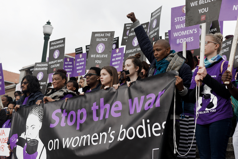 The silent protest on 2 August is part of UCT’s #JustNo campaign against gender-based violence.