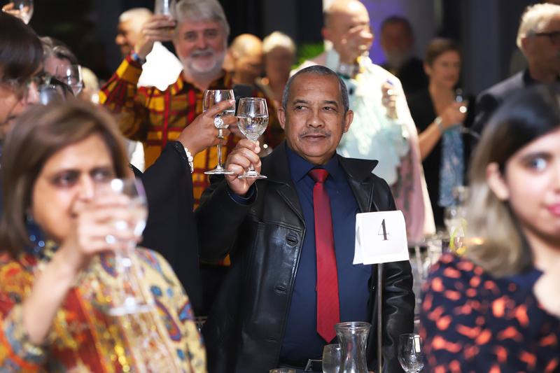 Robert Samuels was given special recognition at the Retirees Dinner for serving the university for 46 years in the Faculty of Health Sciences.