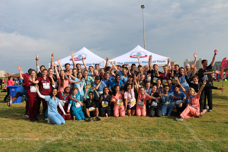 A mix of medical and non-medical students from UCT’s Surgical Society participated in the 10 km Scrub Run during the annual Sanlam Cape Town Marathon, raising R200 370 for a weekend surgery programme at Red Cross War Memorial Children’s Hospital. 