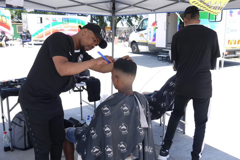 Legends barbers doing their part to encourage HIV testing among young men in Phillipi.