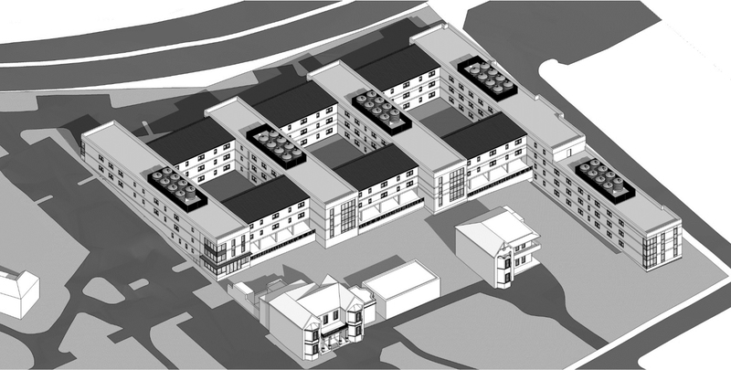 Visual of UCT’s new three-storey 500-bed Avenue Road Residence going up in the Mowbray precinct. It will open in the 2021 academic year.