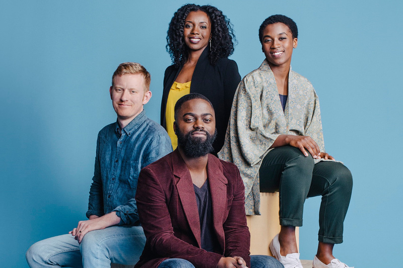 Rolex prot&eacute;g&eacute;s (back, from left): Mariam Kamara and Koudia Toure; (front, from left): Colin Barrett and Marcus Gilmore. <b>Photo</b> Audoin Desforges.