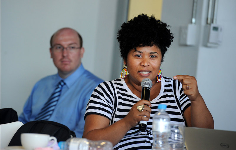 Delegates discuss the state of inequality in SA during a stakeholder engagement session at UCT GSB satellite campus in Philippi. 