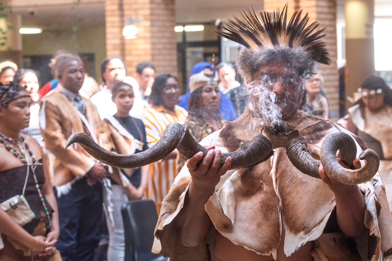 Pictured here is the first Khoekhoegowab language course cohort honoured at a graduation ceremony last year.