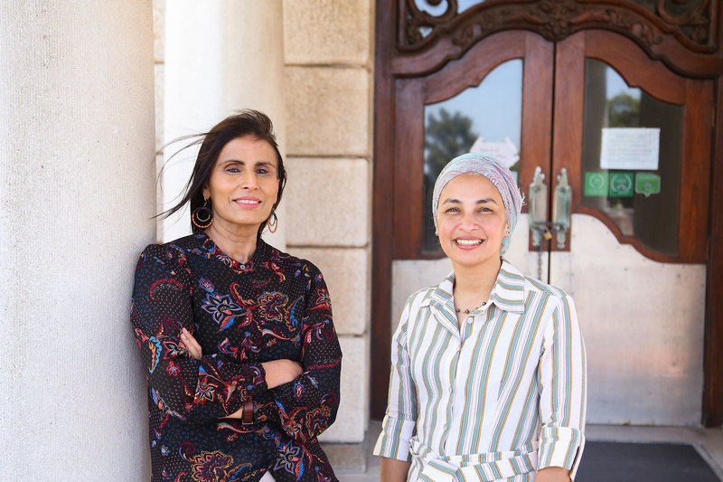 UCT profs Harsha Kathard (left) and Roshan Galvaan, two of the three UCT co-editors of the 23rd edition of the South African Health Review. Its theme is “Not all disabilities are visible”. 