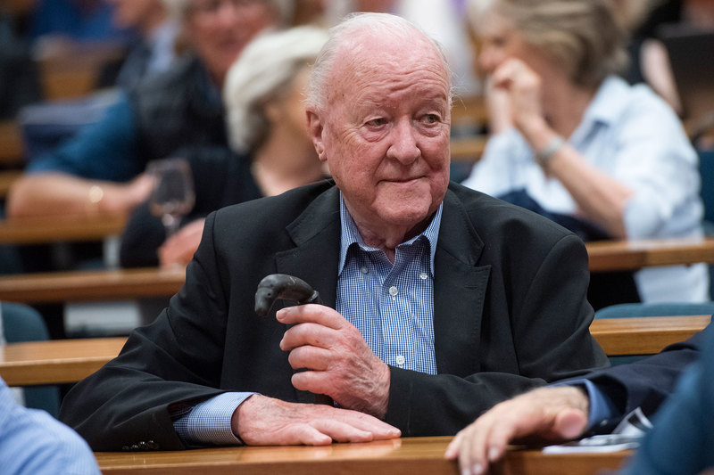 Dr Stuart Saunders in attendance at the second annual Dr Stuart John Saunders Lecture on 27 November 2019, presented by Dr Solomon Benatar.