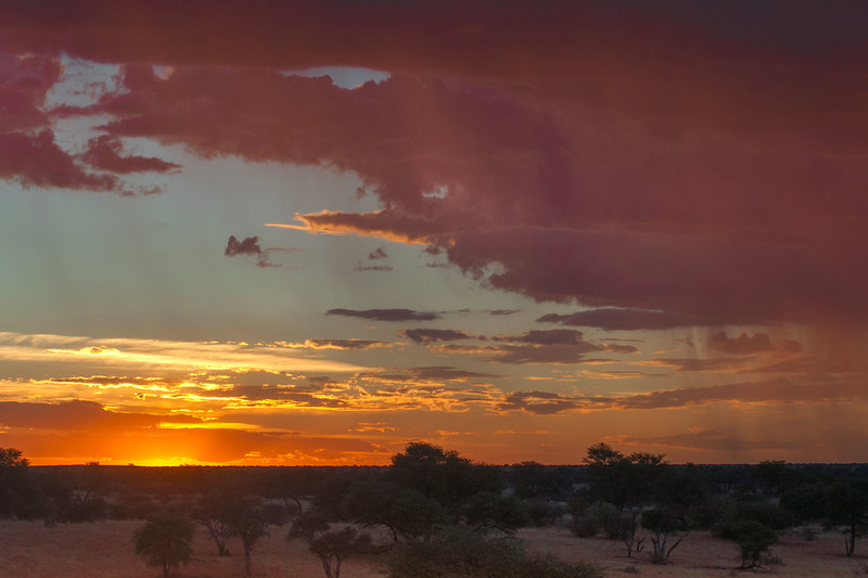 Learning more about Ga-Mohana Hill will allow scientists to better understand the role it played in human evolutionary history. <b>Photo</b> <a href="https://www.gettyimages.com/detail/photo/kalahari-sunset-royalty-free-image/543073903?adppopup=true" target="_blank">Getty Images</a>.