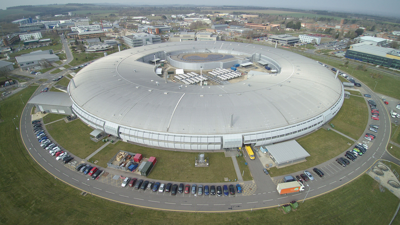 Aerial view of the Diamond Light Source, Harwell Campus, United Kingdom. <b>Photo</b> Diamond Light Source.