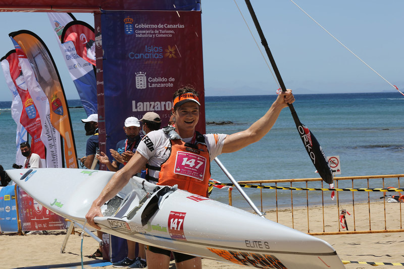 Nicholas Notten took the top spot in the Canoe Ocean Racing World Championships.