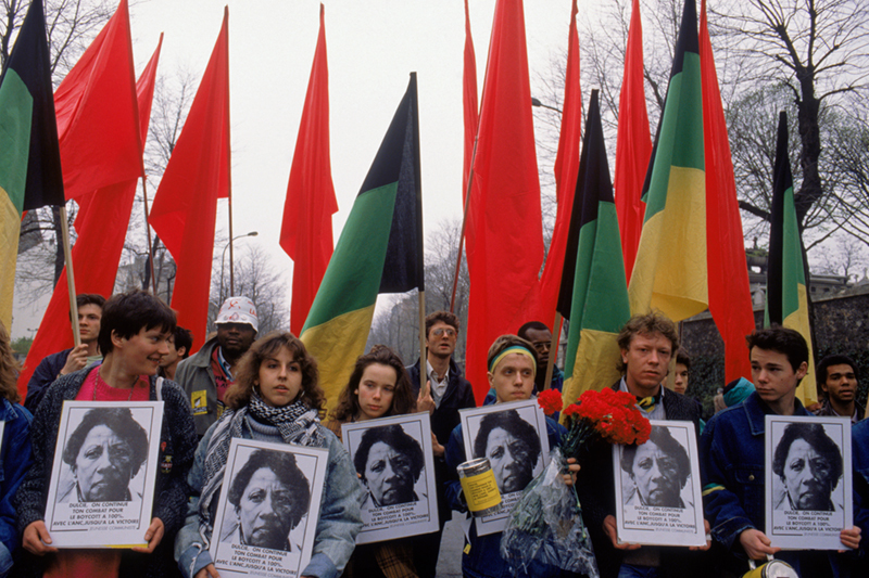 Dulcie September was shot in the head March 29, 1988. She was the Chief Representative of the ANC for France, Switzerland and Luxembourg.