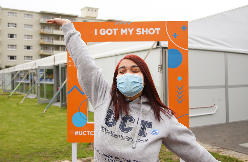 The doors of UCT and the Western Cape Government’s Community of Hope Vaccination Centre are open to everyone.