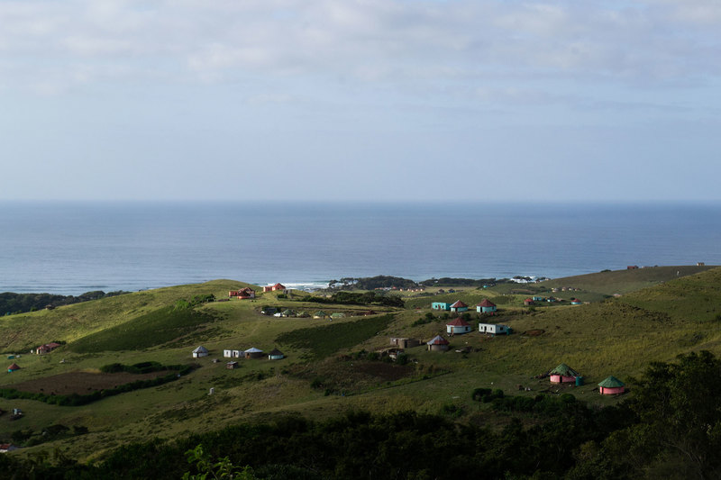 Nqileni Village, where the Bulungula Incubator is based. <strong>Photo</strong> Callum Tilbury.