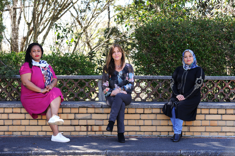 Co-developers of the Schools Development Unit’s Psychological First Aid for Educators (PFA) in the COVID-19 Context course (from left): Tembeka Mzozoyana, Dr Patti Silbert and Ferial Parker.