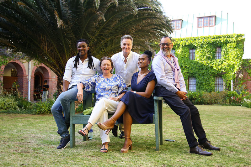 (From left): Mdu Kweyama, Lara Foot, Jeremy Blackburn (back), Puleng Mabuya, Fahiem Stellenboom.