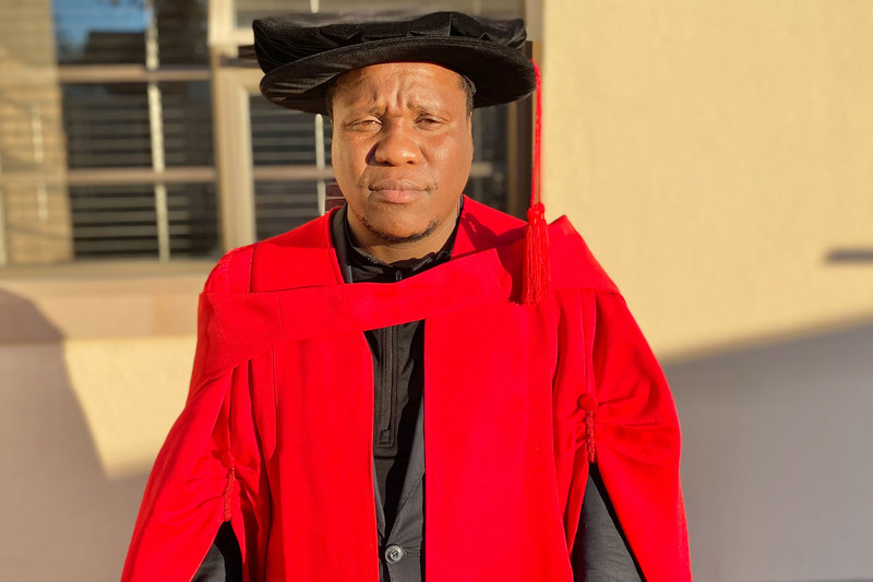 Now a UCT PhD graduand, Mluleki Majavu remembers not having food for three weeks during his matric examinations.