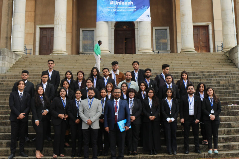 IAPO recently welcomed 30 students and two faculty staff from the Asian Society of Film and Television-Asian Law College, India, where they were given a tour of UCT campuses.