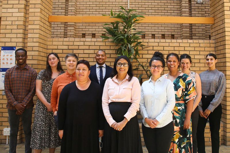 The team at UCT’s Refugee Rights Unit. The unit provides teaching and training to both undergraduate and postgraduate students and conducts advocacy and training programmes aimed at various stakeholders, including members of the judiciary. 
