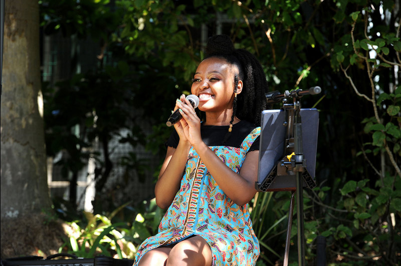Zinzi Dinginto dedicated her set to the theme of love and showcased original material as well as tributes to jazz legends.
