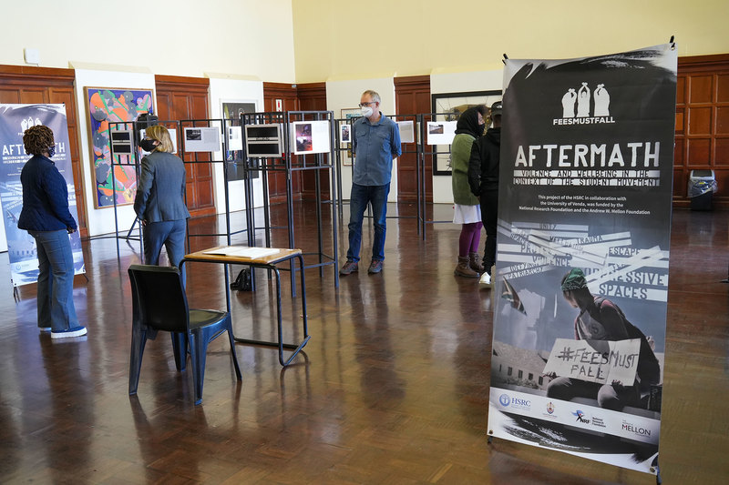“The Aftermath Exhibition: Violence and wellbeing in the context of the student movement” was hosted by the DSA in the Molly Blackburn Foyer from 3 to 5 May.