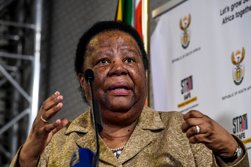Minister of International Relations and Cooperation Dr Naledi Pandor.