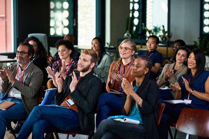 The grants awarded to IDM professional, administrative support and service staff and postdoctoral research fellows by the Institute Transformation Committee will benefit the individuals and the institute&rsquo;s research enterprise. <strong>Photo</strong> <a href="https://www.gettyimages.com/detail/photo/audience-at-conference-royalty-free-image/965462008" target="_blank">Getty Images</a>