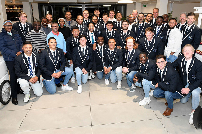 UCT VC Prof Mamokgethi Phakeng hosted a celebratory dinner for the UCT rugby team, the Ikey Tigers, on Friday, 29 July 2022.