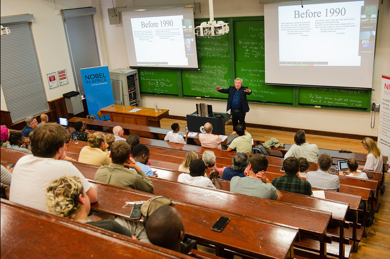UCT’s High Energy Physics, Cosmology & Astrophysics Theory hosted world-renowned cosmologist Professor Viatcheslav Mukhanov for a public lecture as part of the Nobel in Africa initiative.
