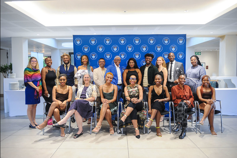 VC Prof Mamokgethi Phakeng (front, middle) and members of UCT’s executive hosted the 2021/2022 SRC farewell.