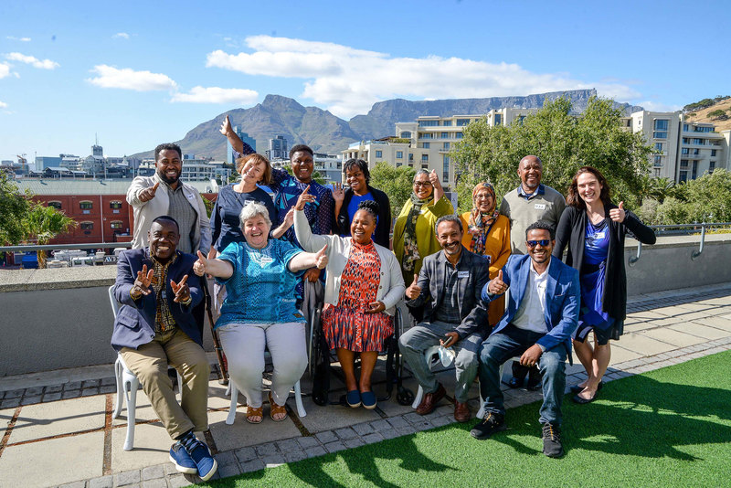 International participants at the Disability Symposium, which capped the three-year international research project, Transitions of Youth with Disabilities in Education Systems.  