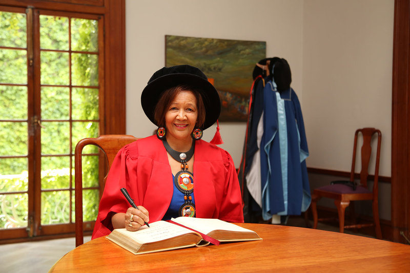 Prof Laetitia Rispel, a UCT alumni and public health expert, received an honorary doctorate from UCT.