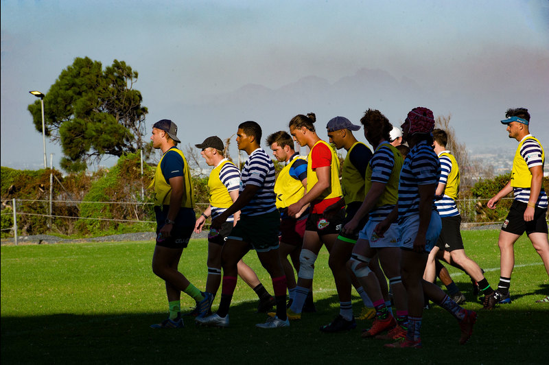 Ikey Tigers players train ahead of the 2023 Varsity Cup season.