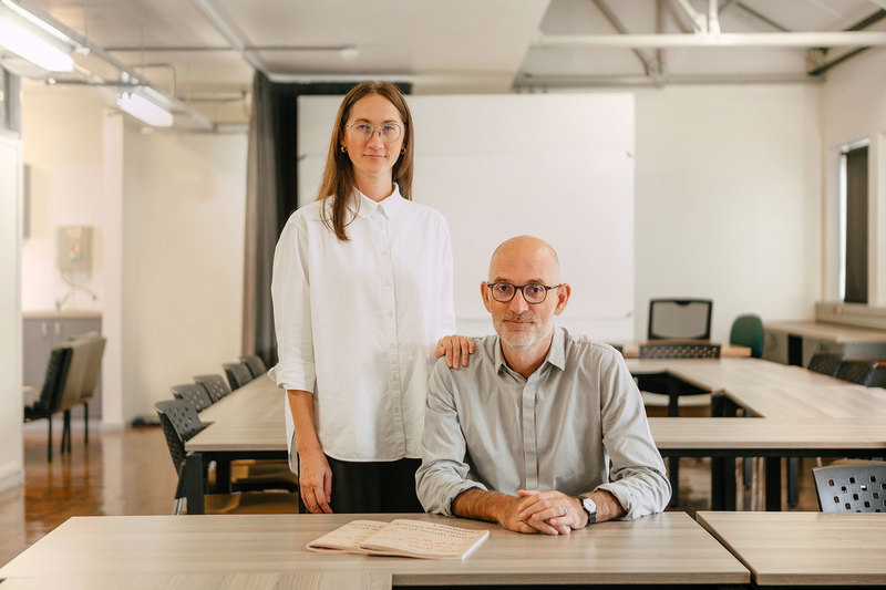 Prof Tomà Berlanda and Cape Town-based architect Meghan Ho-Tong