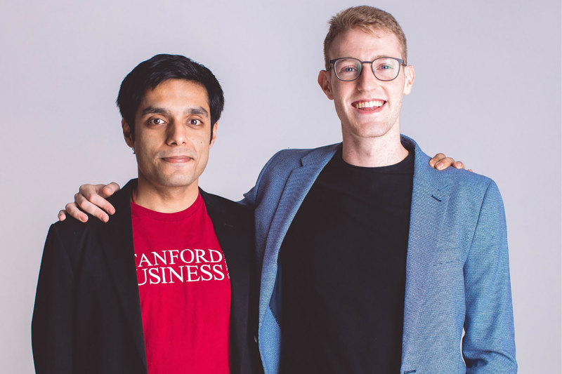 Strive co-founders Tamir Shklaz (right) and Pulkit Agarwal.
