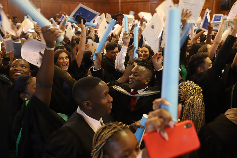 Three graduation ceremonies were held for the Faculty of Engineering & the Built Environment on the final day of the week-long graduation season in the Sarah Baartman Hall.