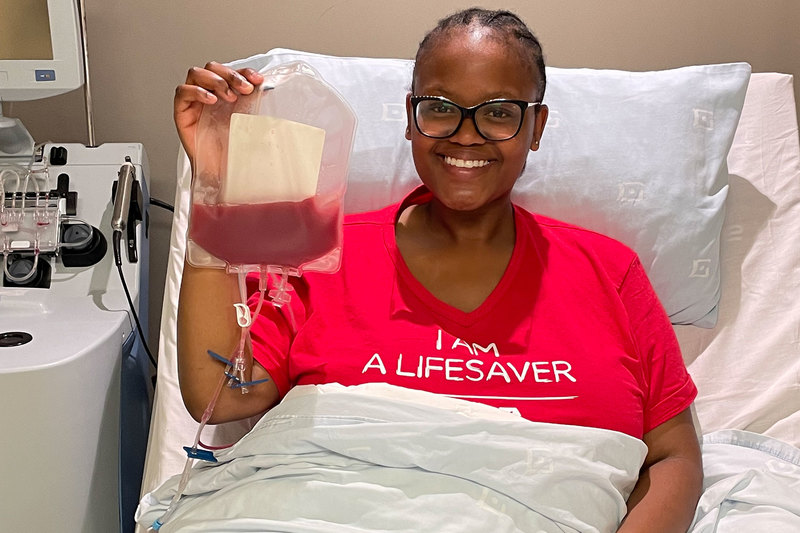 Siphosethu Vumisa said becoming a stem cell donor has been a fulfilling experience.
