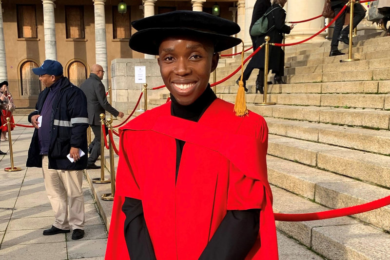 Just a year after registering for his LLM at UCT, Dr Thapelo Teele’s dissertation was upgraded to a PhD.